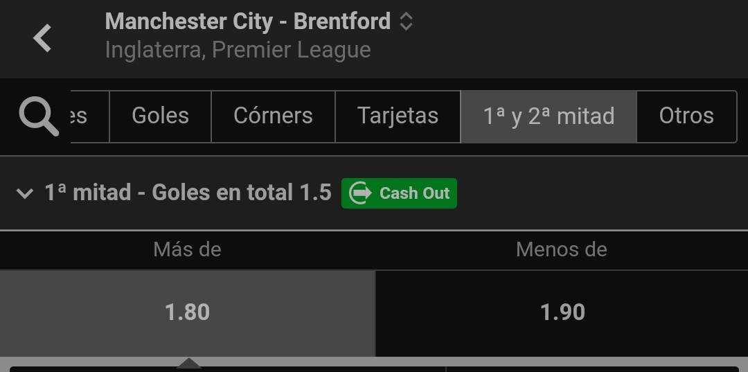 ElTioTipster's tweet photo. Manchester City vs Brentford
+1.5 goles en 1er tiempo
#Stake4
.
.
.
#Apuestas
#ApuestasDeportivas
#Bet
#SafeBet
#bettingtips
#bettingtipster https://t.co/Z47PguNppP