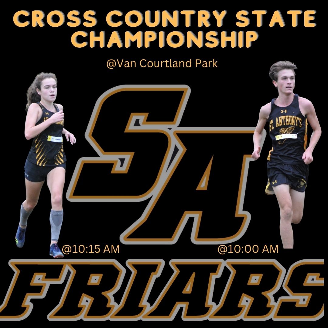 StAnthonysAth's tweet photo. FRIARS START EARLY TODAY! #letsbethere #success # #SAFriarNation @FriarsTFXC https://t.co/imj0r65tJ4