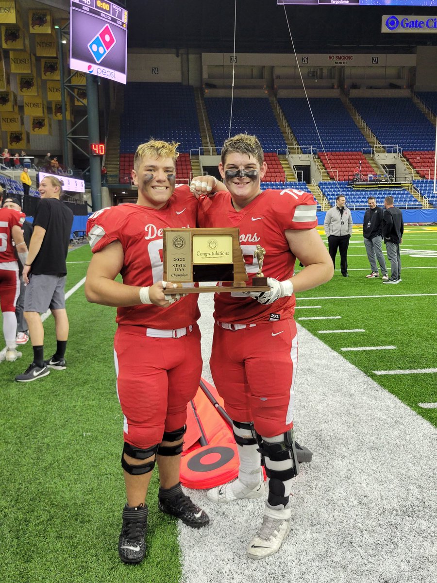 Deacons are State Champs!  Me and my boy Melander!