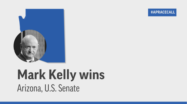 Democratic Sen. Mark Kelly defeats Republican investor Blake Masters in Arizona. 

Control of the Senate is still uncertain with two races undecided.

apnews.com/article/2022-m…