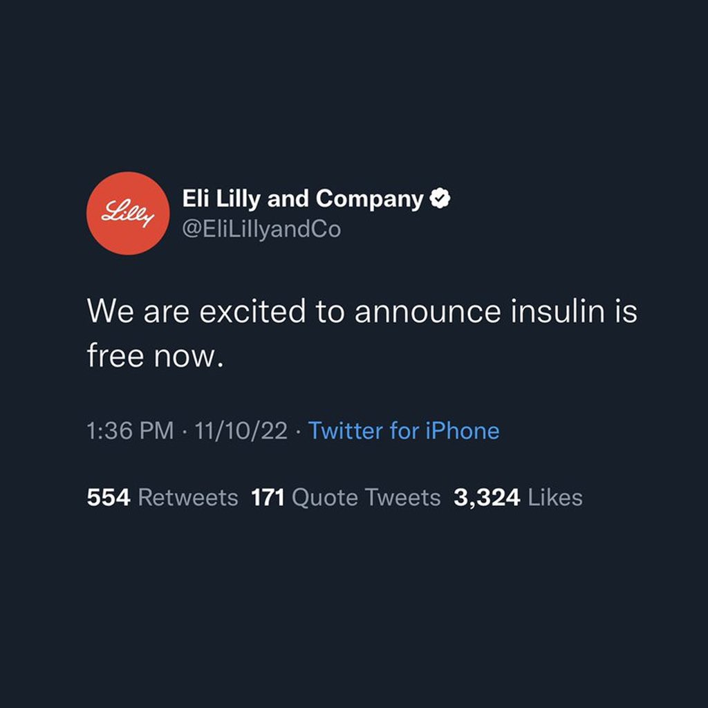 Big Disadvantage of paid Blue tick  (anyone can make account blue tick &amp; misuse it)
<a href="/elonmusk/">Elon Musk</a> 

Yesterday Real incident -

Someone paid $8 for Twitter blue of Eli Lilly &amp; Co. and made fake comment. 

Effect is co market cap loss Rs 1.2 lacs crore