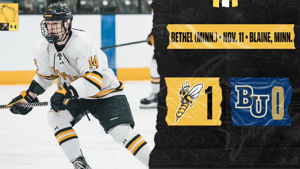 C.J. Walker scores the game's only goal with 2:06 remaining as the Yellowjackets shut out Bethel Friday!

#WeAreSuperior