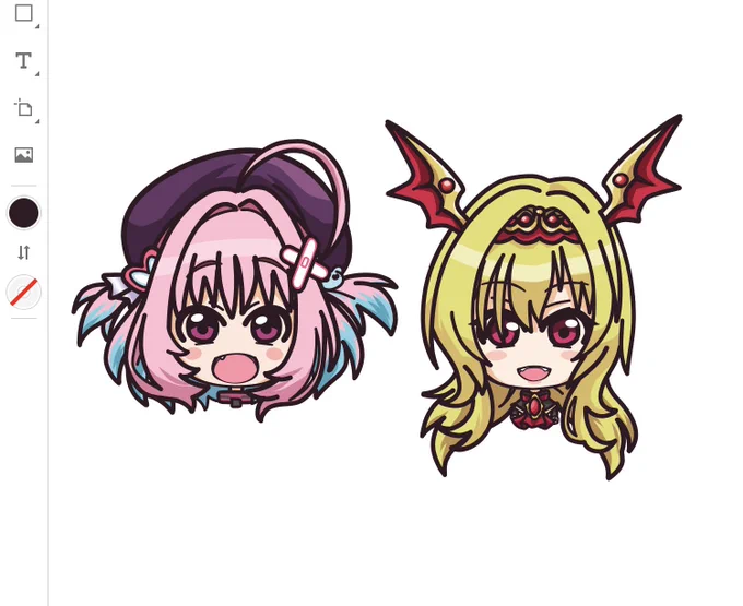 190人サクッと描きたいので使える部分はコピって使用、りあむの目に線追加してちとせ嬢になったとは誰も思わんでしょう|ω・*) 