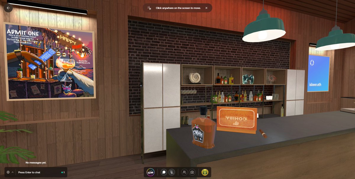 endermanDOTeth's tweet image. Post a pic of the #3DDRANK in the #ENSBar and maybe you'll receive a party favor for chilling in the Friday Night ENS Happy Hour Bar with @OfficialEthNerd!

#MetaBar #ENSBar #FNHH
