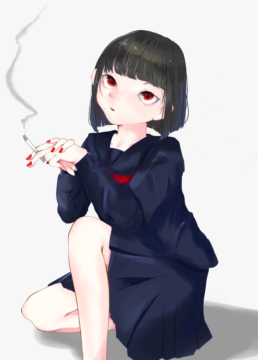 黒髪ボブ のイラスト マンガ コスプレ モデル作品 42 件 Twoucan