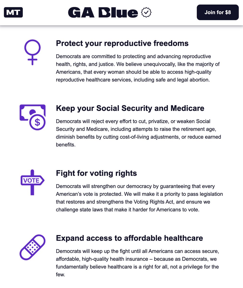 Georgia Blue > Twitter Blue

Contribute directly to Sen. Warnock's campaign here and get an exclusive profile photo and banner: GeorgiaBlueVerified.com