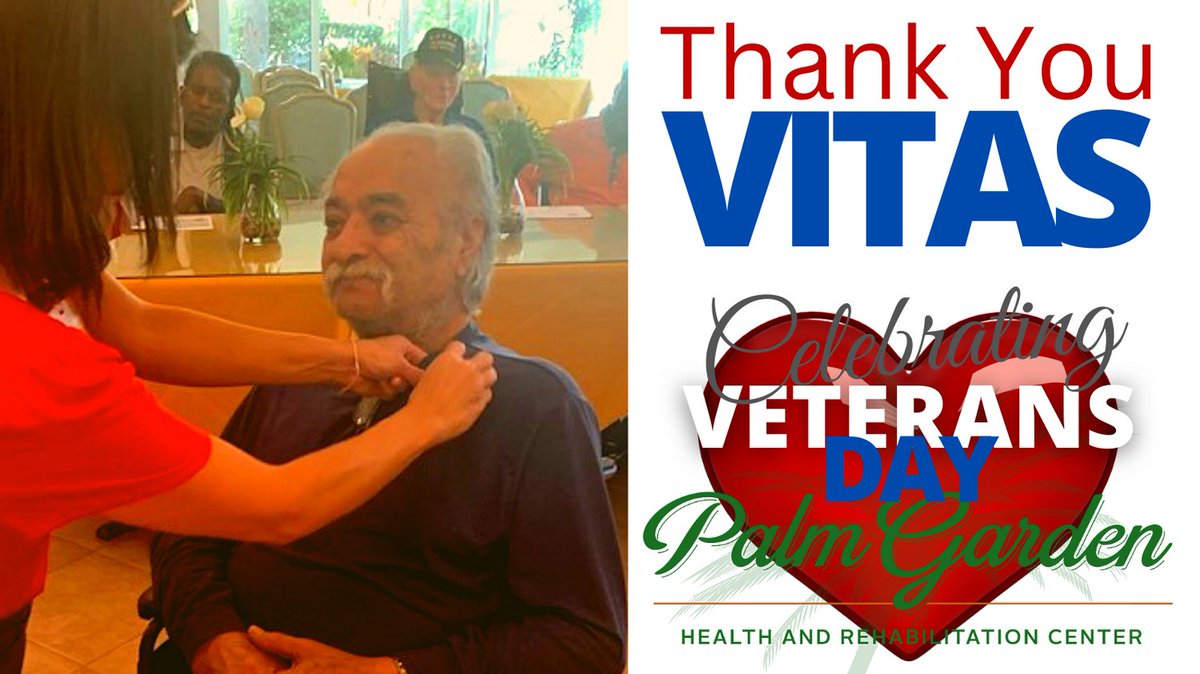 Palm Garden (@palmgardenhc) on Twitter photo Thank you <a href="/VITAS/">VITAS Healthcare</a> for helping us celebrate our #veterans as family. #Heroes #CelebratingLifeStories #WeArePalmGarden #VeteransDay2022 Thank you <a href="/VITAS/">VITAS Healthcare</a> for helping us celebrate our #veterans as family. #Heroes #CelebratingLifeStories #WeArePalmGarden #VeteransDay2022
