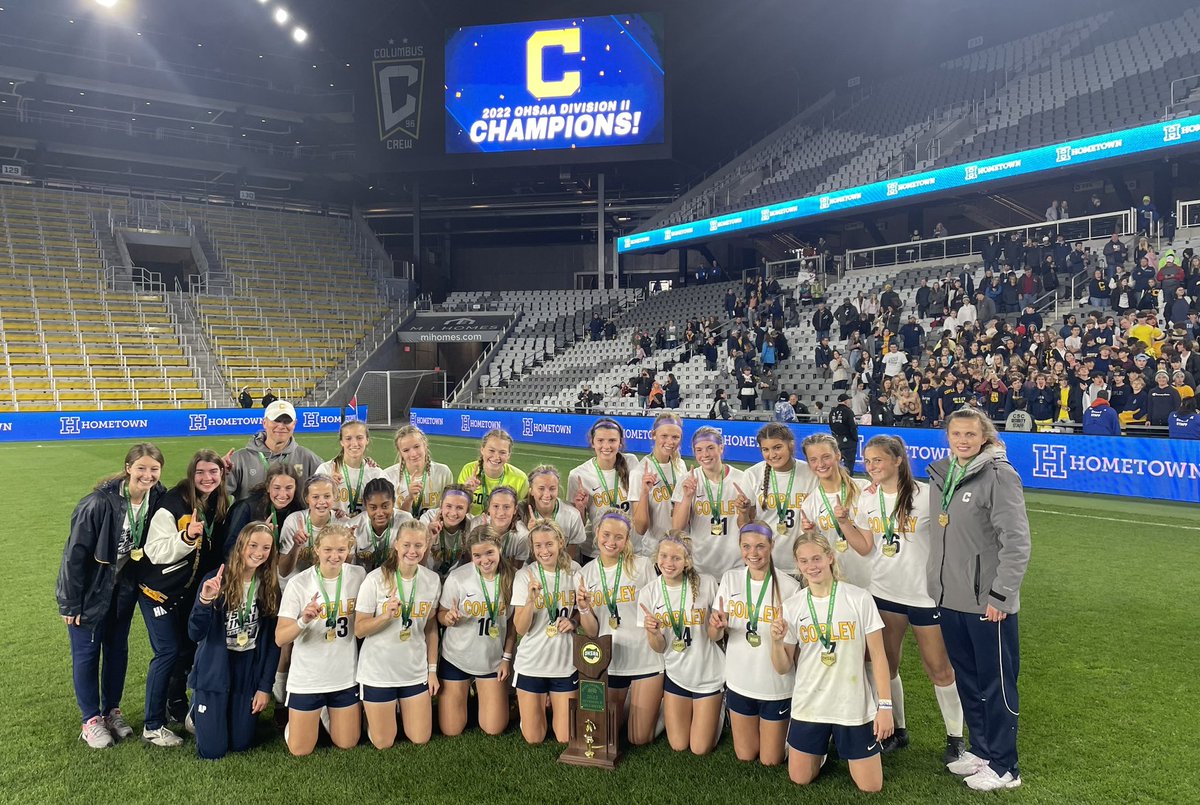 The Copley Girls are your 2022 
Division II State Champions!! ⚽️💙💛