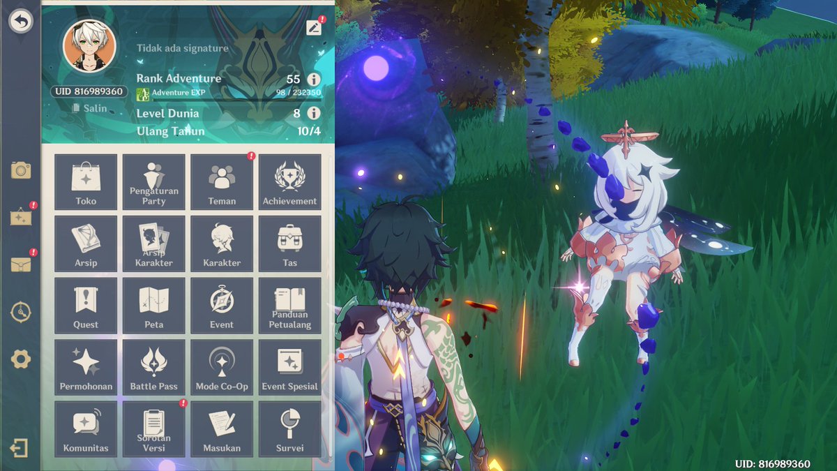 qiuaitrelle's tweet image. Hello, mind to help retweet? Aku mau minta tolong kalau ada orang nawarin akun genshin dengan UID 816989360 (ga ada namanya dan di server asia; AR 55 dan WL 8), please jangan ada yang take soalnya itu akunku yang di hack t_____t