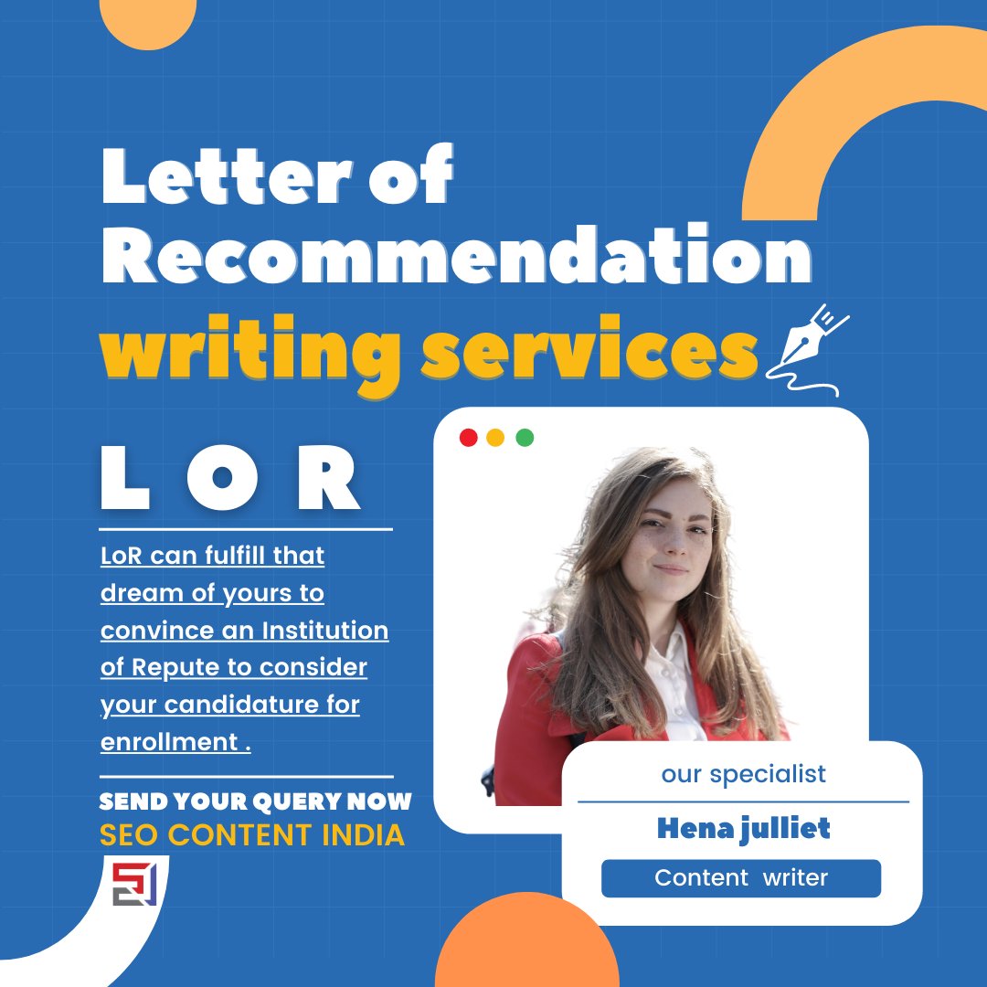SEOContentIndia's tweet photo. Find out Our Unique Strategy to Turn Your Letter of Recommendation# ( #LORs) Exceptional Thus It Standout
https://t.co/WbrM9Yth1U
#SEOContentIndia #LOR #letters #LetterOfRecommendation #admissions #AdmissionsOpen #admissionsopen2022_23 #lorwriting #Lorwritingservice #LORIndia https://t.co/AsqivV1aC0
