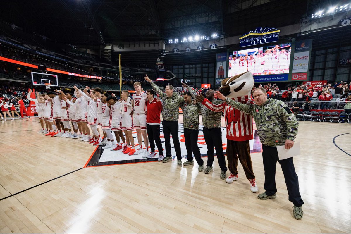 Badger Nation, you were awesome 💯

“This is a huge kickoff to the season, which is what we wanted. A spotlight on our sports.” - Greg Gard