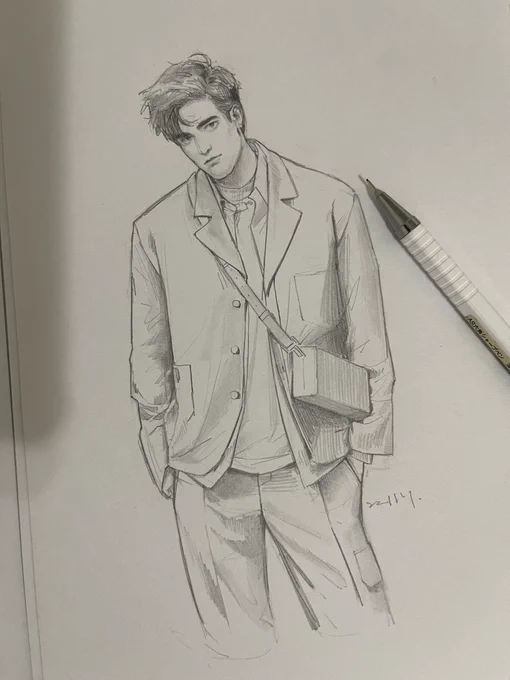 more study from sketchbook #rpattz 