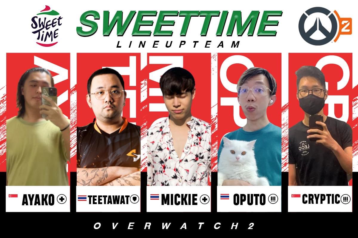Ayako_SG's tweet photo. SweetTime roster for the OW2 IntoTheSEA Tournament

Back at the grind, can't wait to play with these men 😙😙

@MickiePP @oPuToGG @Teetawatv3 @FkCryptic https://t.co/n8Kb7W2raP