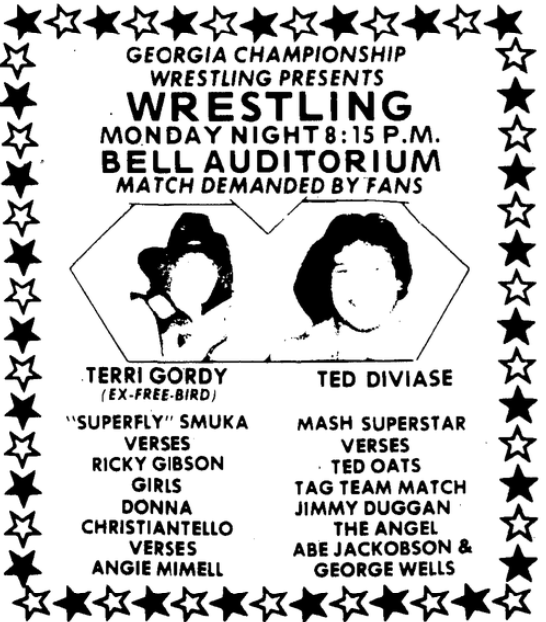 KrisZellner's tweet photo. The good folks of Augusta, Georgia got embarrassed by their local promoter in June 1981 for the spelling on this lineup.... https://t.co/FqaSjePYPa