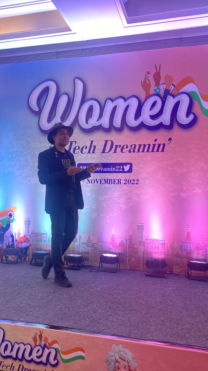 Core Values. Equal Partnership. Possibility. @kavindrapatel bringing the inspiration and motivation in this morning’s keynote at #WITDreamin22 🔥🔥🔥