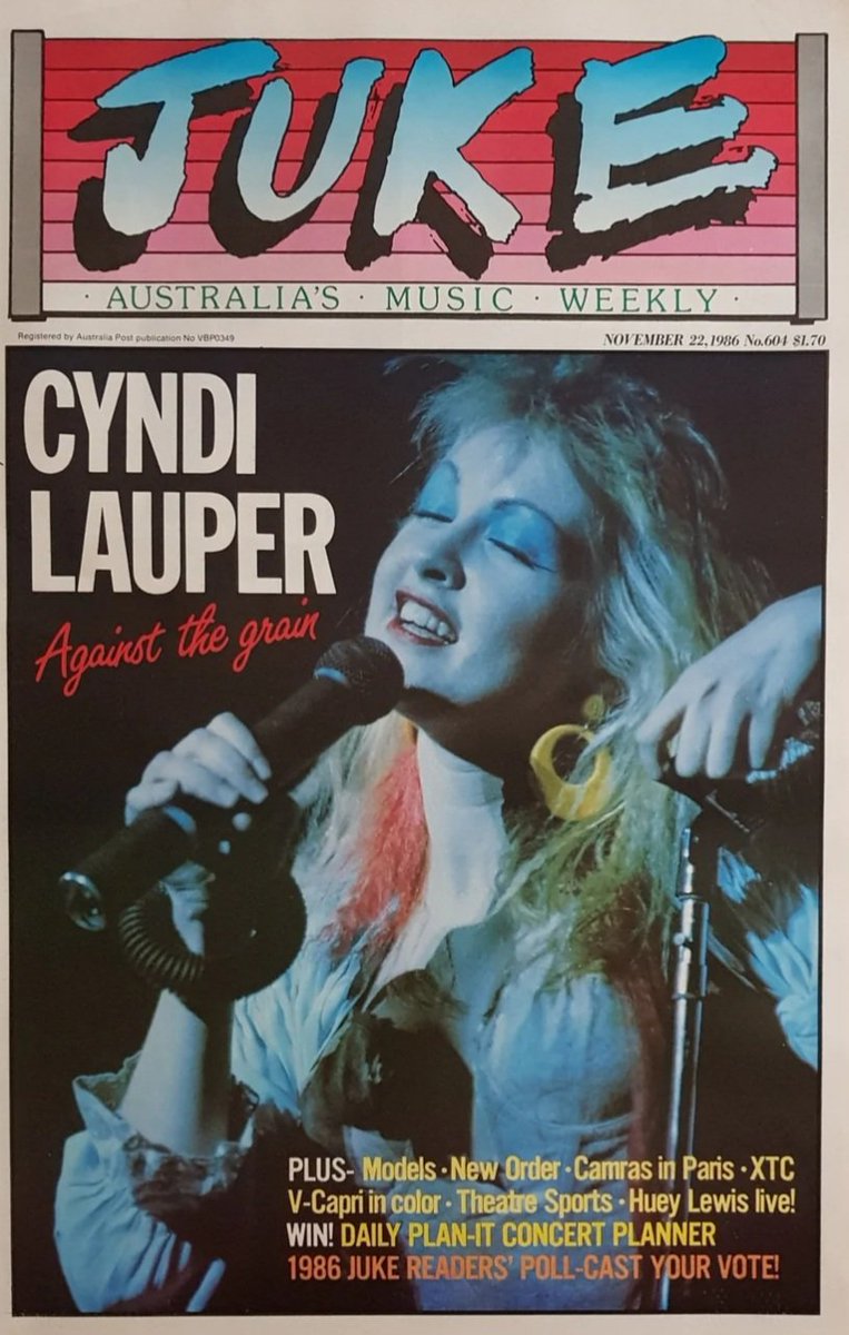 SamMc40's tweet photo. #CyndiLauper Melbourne 1986. https://t.co/0Jo3K8VYXZ