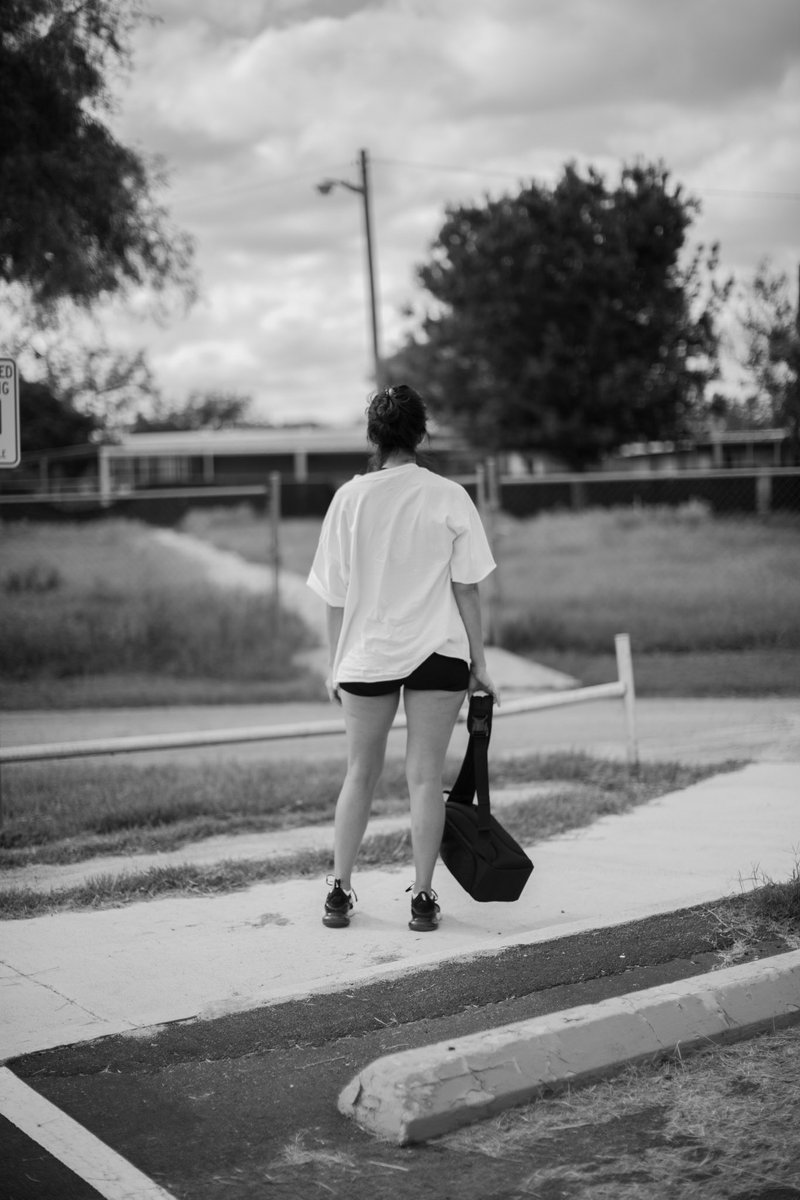 Standing in front of Robb Elementary noticing the overgrown grass, still swings, silent halls, boarded up windows, empty classes and un-used playground. My daughter will forever be in 4th grade. This place is haunting!