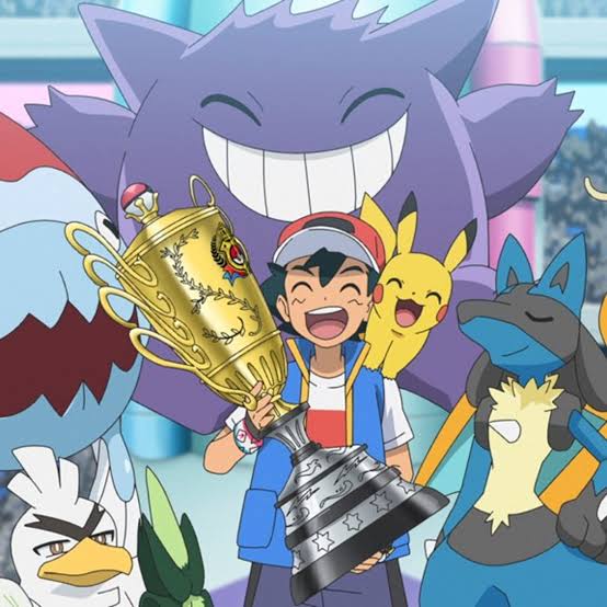 gamingguyironm1's tweet photo. ASH KETCHUM IS FINALLY THE POKEMON WORLD CHAMPION https://t.co/eoYA131d2n