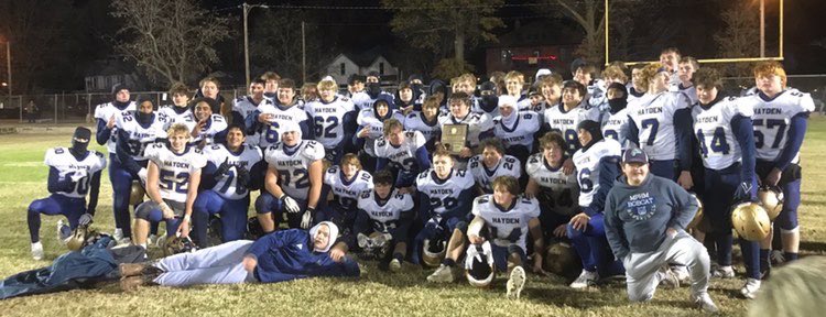 Hayden (3A) moving on to the state semifinals with 39-19 victory over Columbus. Rematch with Holton for a spot in the finals. #sportsinkansas