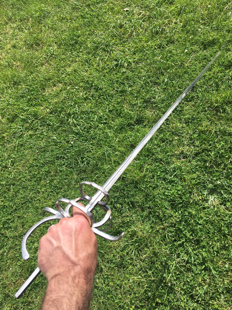 I’m working on a rapier hilt for a left-handed customer. 
Good progress today.