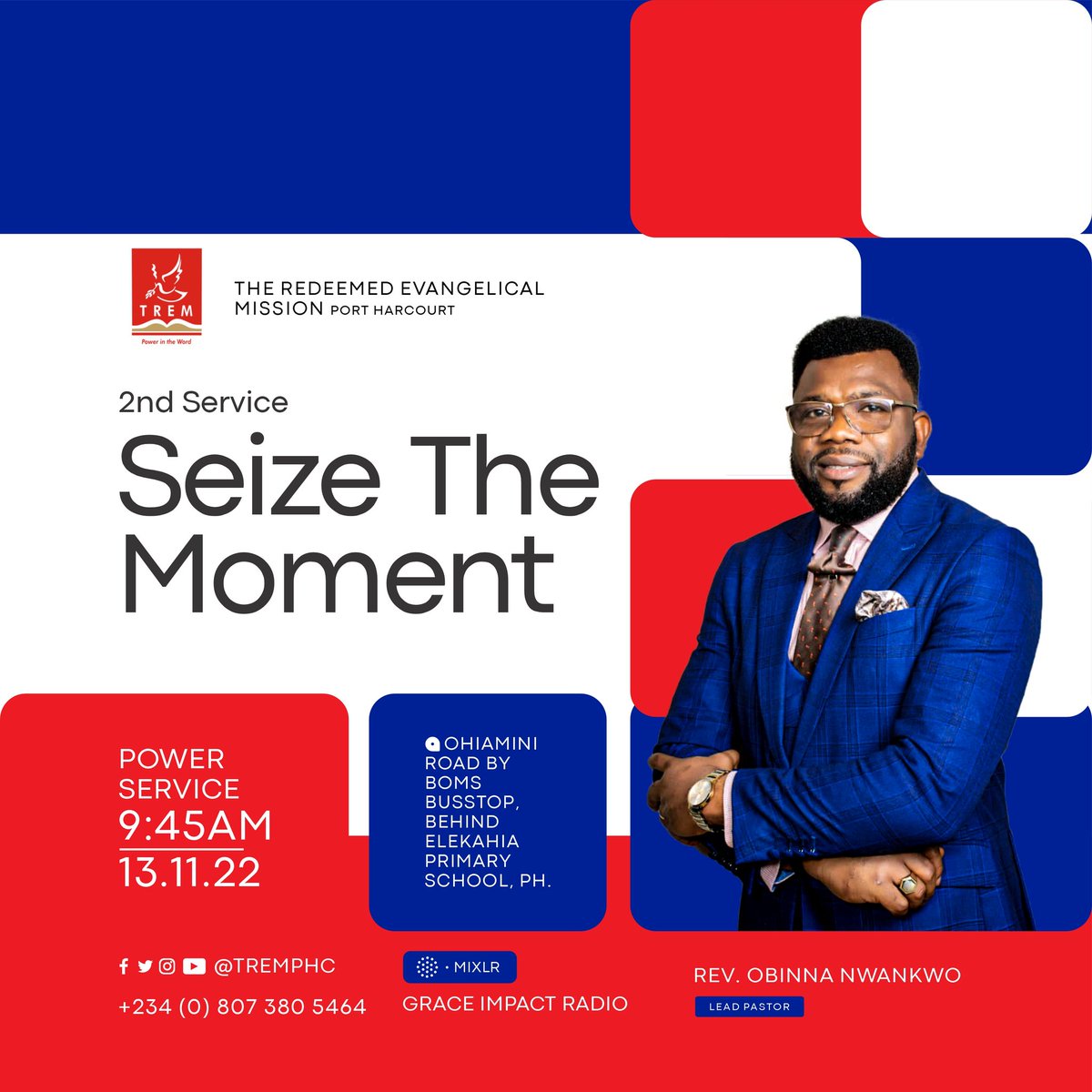 tremphc's tweet photo. This Sunday Power Service will not only blow your mind, it will lunch you into taking action in the right direction.
Join us!
#PowerService #RevO #TREMPHC #thisishome #YearofAcceleration #YearOfBigThings #CelebratingJesus https://t.co/nC61LihepD