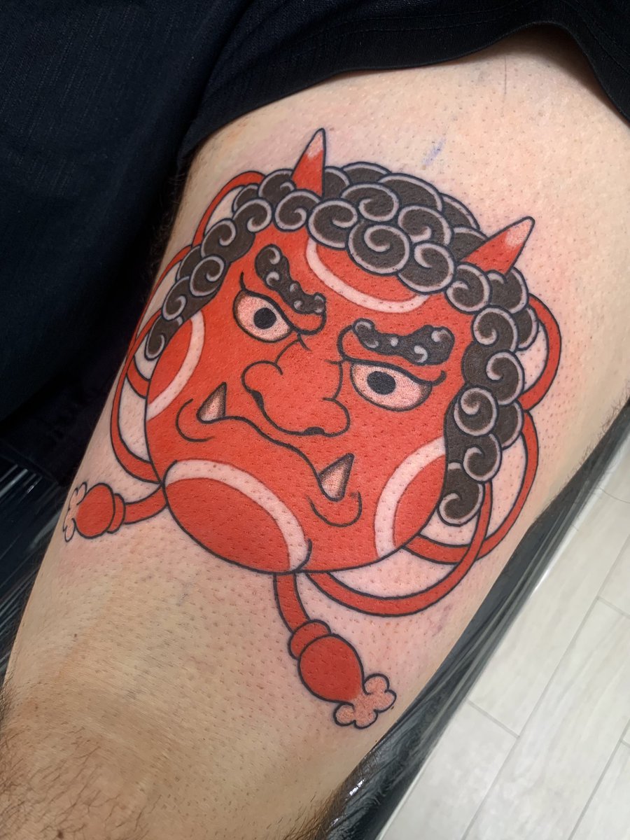 ryusdesign2's tweet photo. 鬼面 #japanesetattoo #irezumi #入れ墨 #fussa #tokyo #ryusdesign #ryuichiro #yokotaairbase https://t.co/mnn0OirnYe