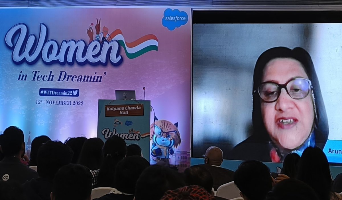 Ankush Mundada (@ankush_mundada) on Twitter photo It is indeed a delight to listen to an inspiration like her which motivates you to contribute even more and give back to society, especially for women. Truly impeccable!
<a href="/witdreamin/">Women In Tech Dreamin'</a> <a href="/salesforce/">Salesforce</a>
#WITDreamin22 It is indeed a delight to listen to an inspiration like her which motivates you to contribute even more and give back to society, especially for women. Truly impeccable!
<a href="/witdreamin/">Women In Tech Dreamin'</a> <a href="/salesforce/">Salesforce</a>
#WITDreamin22