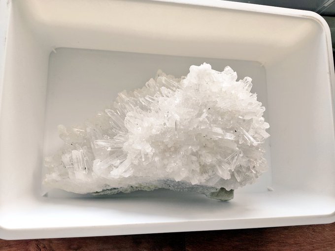 この前彼女が海で拾ってきたんだけどそんなことある…?
水晶の原石…?? 