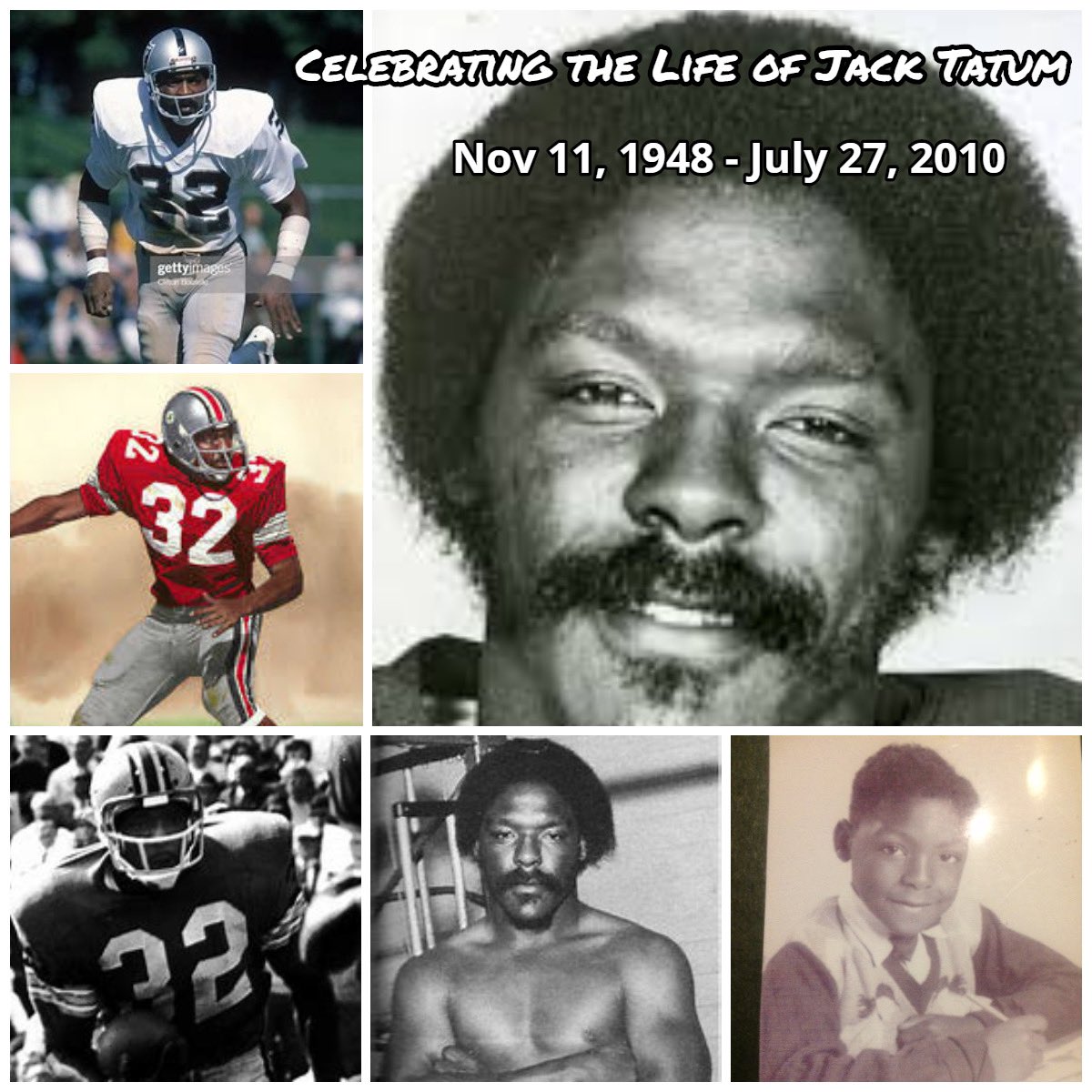 jacktatumdocum1's tweet photo. Happy birthday to Jack Tatum. Celebrating the life of one of footballs all-time great. #JackTatumDocumentary #OhioStateUniversityFootball #passaicnj #OaklandRaiders #collegefootballhalloffame https://t.co/liZqDY5ObO