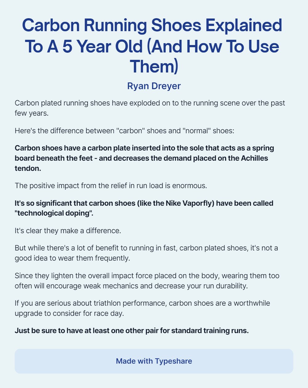Ryan Dreyer On Twitter Carbon Running Shoes Explained To A 5 Year ryan-dreyer-on-twitter-carbon-running-shoes-explained-to-a-5-year