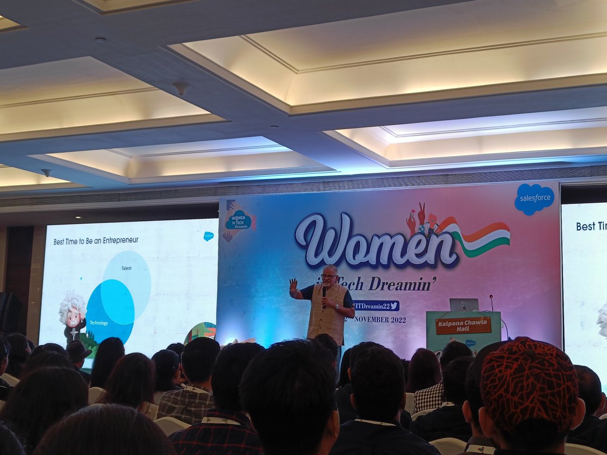 Ankush Mundada (@ankush_mundada) on Twitter photo Best time to be an "Entrepreneur". Vibrant and enthusiastic keynote speech <a href="/SanketAtal/">Sanket</a>
<a href="/witdreamin/">Women In Tech Dreamin'</a> <a href="/salesforce/">Salesforce</a>
#WITDreamin22 Best time to be an "Entrepreneur". Vibrant and enthusiastic keynote speech <a href="/SanketAtal/">Sanket</a>
<a href="/witdreamin/">Women In Tech Dreamin'</a> <a href="/salesforce/">Salesforce</a>
#WITDreamin22
