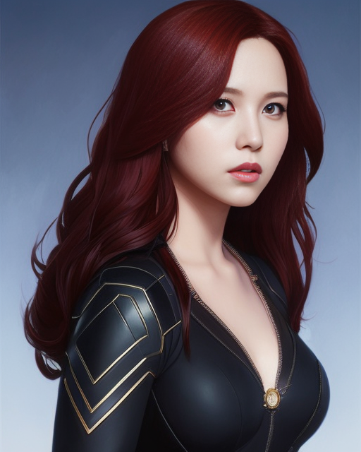 minaAIart's tweet photo. Mina as Black Widow #Mina #TWICE @JYPETWICE https://t.co/DK1qXyZYIB