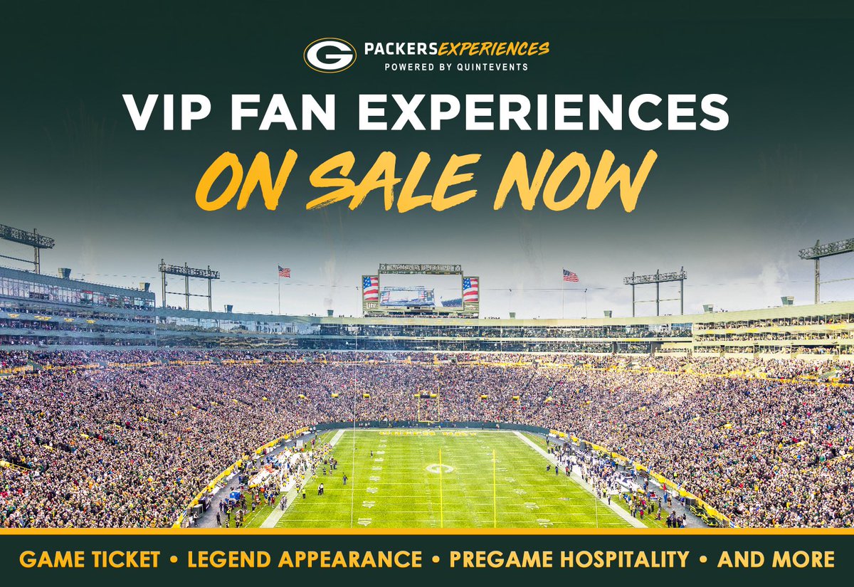 Only true fans will get to experience all that a VIP Package from Packers Experiences Powered by QuintEvents has to offer, including meet-and-greets with players like me! 🎟️ View Packages >> packersexperiences.com/2022-packers-v… #GoPackGo
