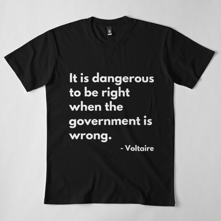Wow, dieses Zitat bringt es auf den Punkt! redbubble.com/de/i/t-shirt/E… #findyourthing #redbubble #Ucraina #UcraniaRussia #war #TrendingNow #quotesandsayings #voltaire #Twitter #politics #Politiker #Recht #DangerousLiaisons #shirts #Regierung #RegierungDerSchande #Mächte #warum #Love