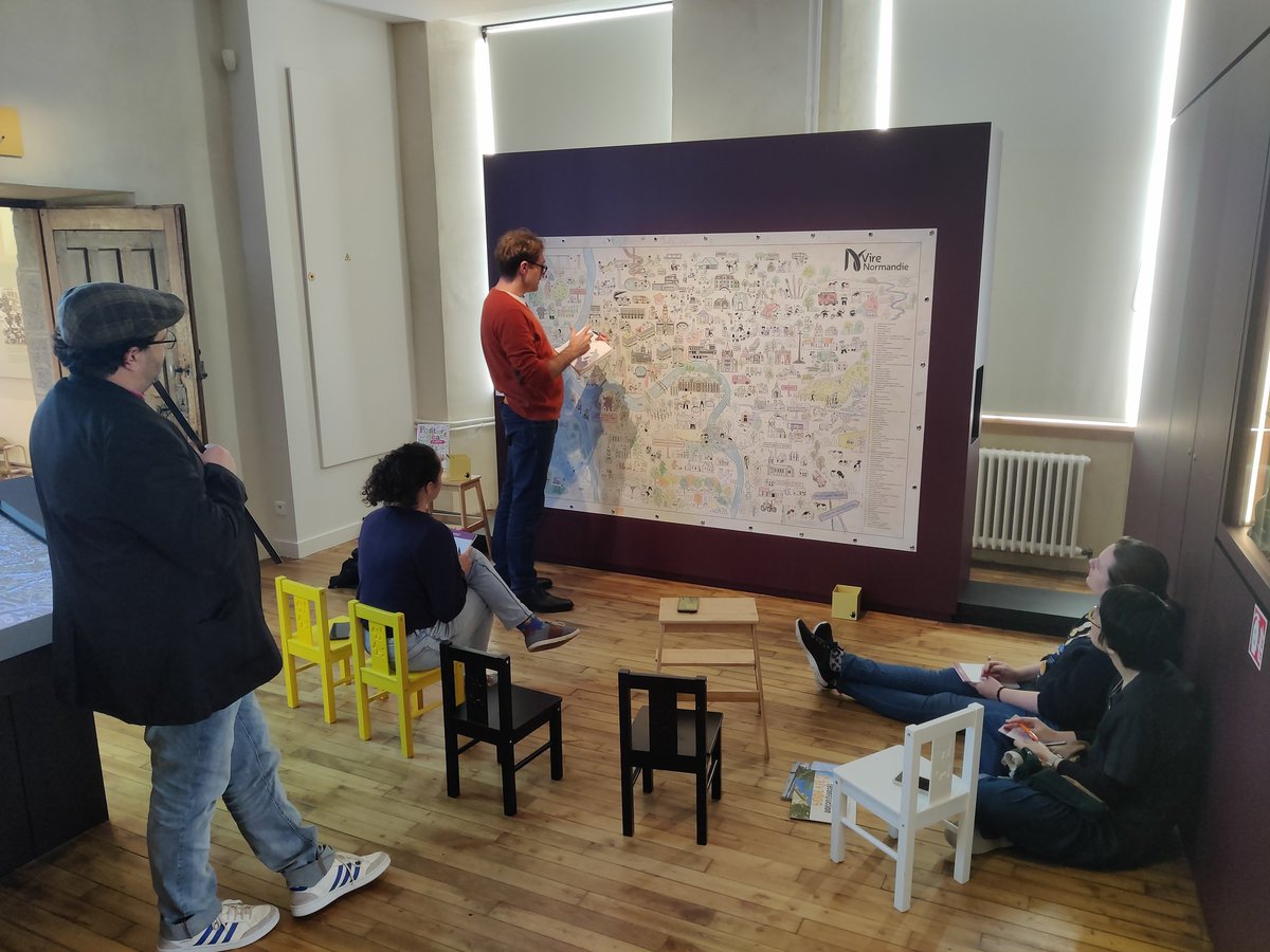 On planifie la reconstruction utopique ou réaliste de Vire #Museomix2022 <a href="/MuseomixNdie/">Museomix Normandie</a>