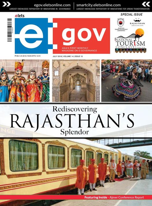 egovonline's tweet image. #Throwback of July 2018 Issue of eGov magazine

Cover story: Rajasthan Tourism India's Introduction to the World
 
#ThrowbackJuly #Magazine #July2018

Subscribe to eGov Magazine: bit.ly/3D3nlex