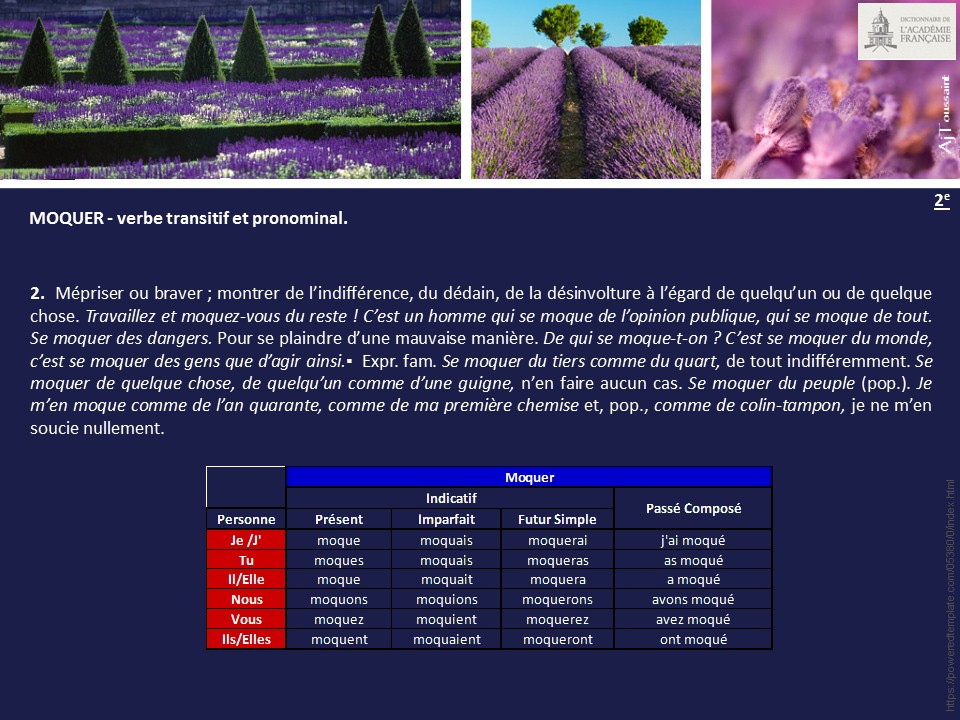 ajtoussaint's tweet image. #Moquer
#Verbedujour
#Dictionnaire
#AcadémieFrançaise
#LangueFrançaise
#Langtwt
