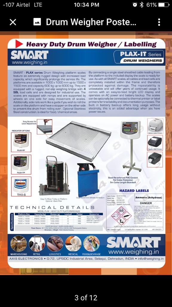AxisElectronics's tweet photo. Check Weigher with Labelling, Wifi, Barcode Scanner etc from SMART https://t.co/JgZBXLN124
