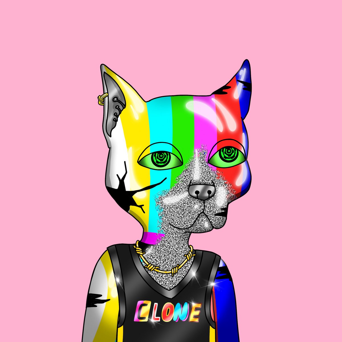 GutterGram's tweet image. #Caturday #Raturday #Everyday @GutterCatGang 
Your creativity is UNREAL and you make this space so much fun! 💗 My Clonies 💗