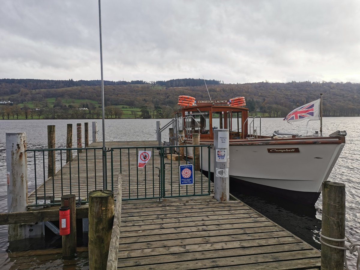After a wild week the weather seems to have settled so we can sail again!
The lake is still very high which means we cannot call into any jetties except Coniston. Our Winter timetable is now in place so Campbell will depart Coniston at:
 10.40, 11.40, 12.40, 13.40 and 14.40