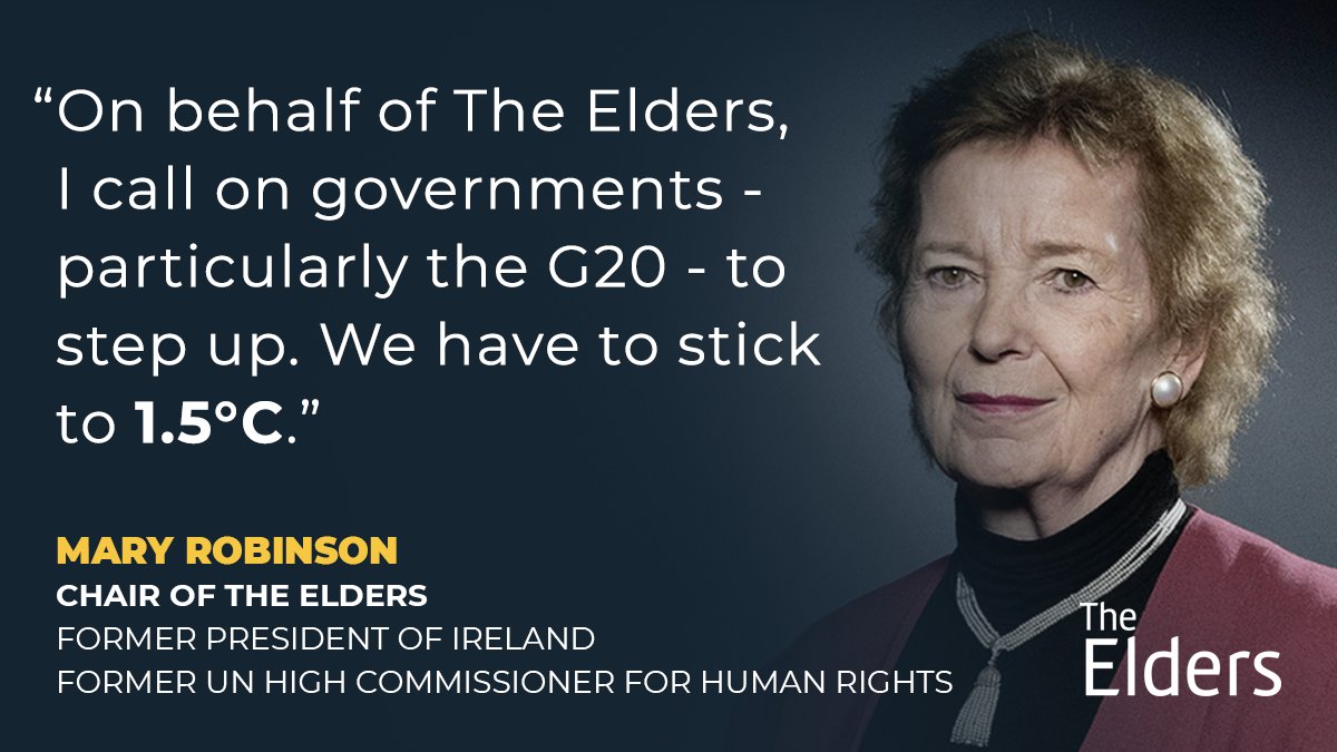 At #COP27 today, The Elders call for the urgent collective action needed to avert #climate catastrophe.

Every degree of global warming matters.

Every choice and every action matters.

wemeanbusinesscoalition.org/cop27-all-in-f…

#GlobalDayOfAction w/ @WMBTweets <a href="/thebteamhq/">The B Team</a>