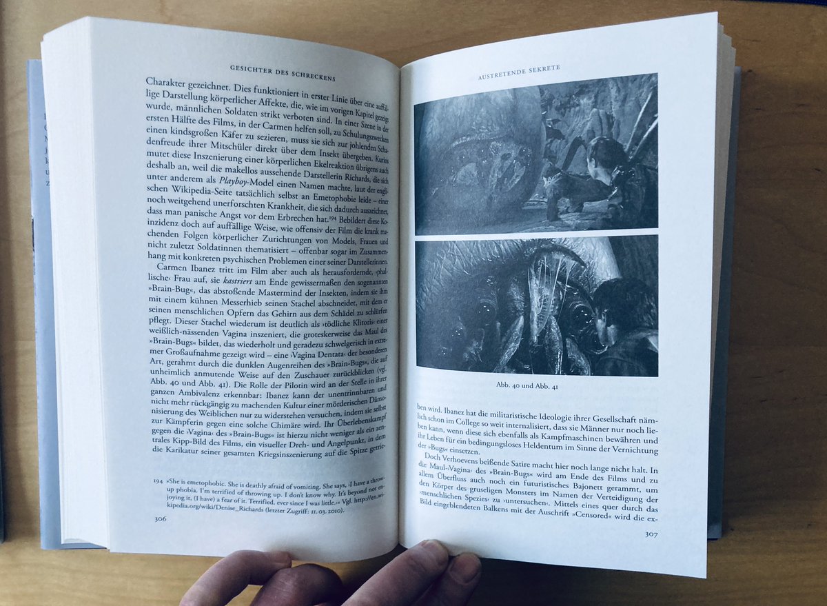 JanSueselbeck's tweet photo. Nice to see that the @guardian publishes considerations on #StarhsipTroopers as I launched them almost a decade ago in my #affectstudies book on representations of war on film and in literature since the 1800s. ✌️ https://t.co/qYDAaJEnOh