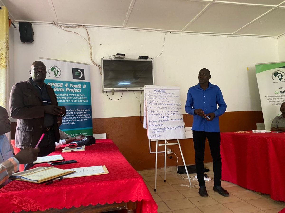 #HappeningNow. <a href="/AYDLinkUg/">AFRICAN YOUTH DEVELOPMENT LINK (AYDL)</a> conducting youth parliaments in Gulu district. In attendance is the Gulu RDC, LC.5 and other duty bearers to answer people’s questions on the PDM. <a href="/PDMSecretariat/">Parish Development Model</a> <a href="/DiakoniaSverige/">Diakonia</a>