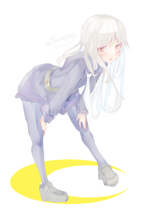 「kikuzuki (kancolle) white background」Fan Art(Latest)