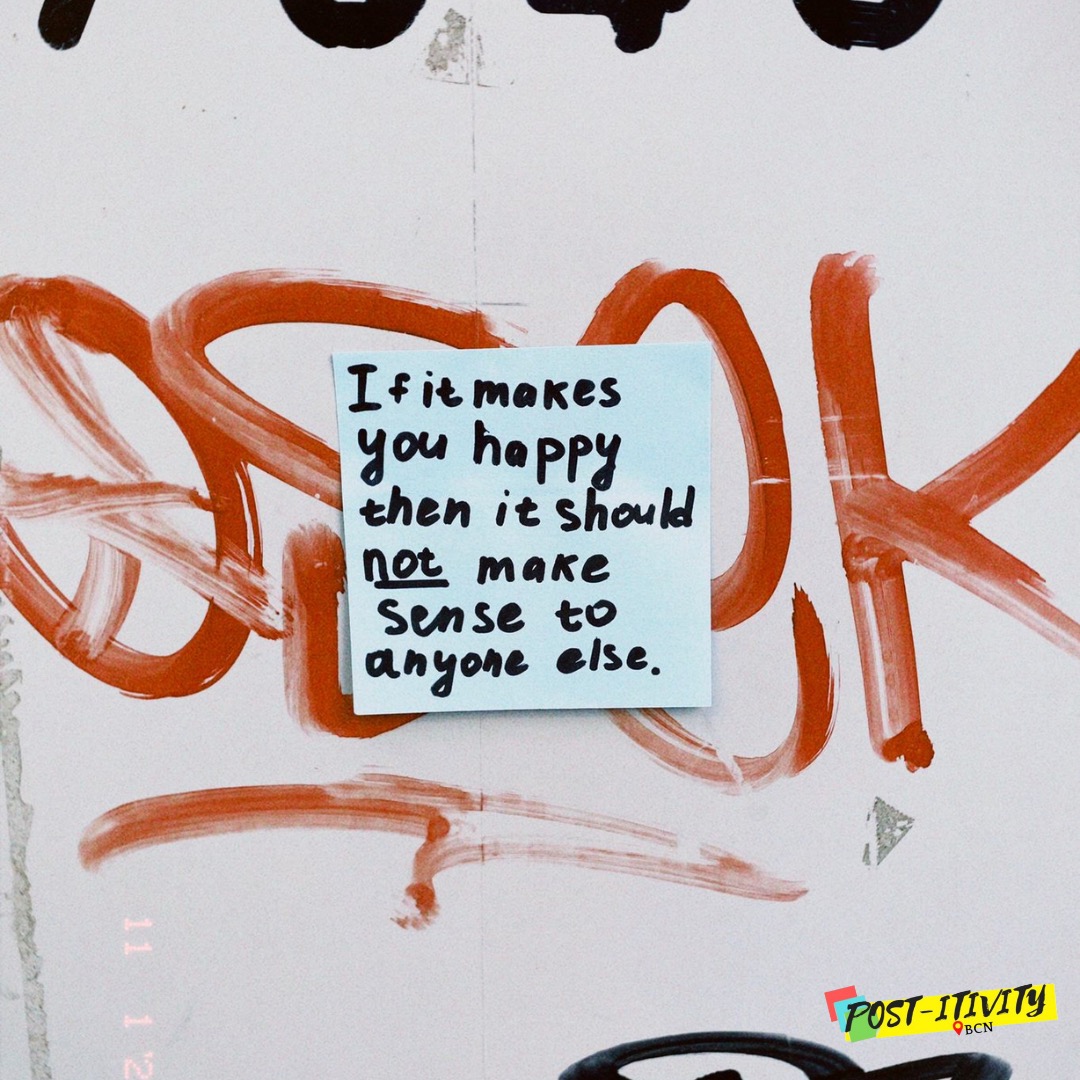 postitiivity's tweet photo. If it makes you happy the it should not make sense to anyone else. 💫

#postitivity #funny #inspiration #motivation #quote #saturday #quoteoftheday #positivity https://t.co/rG3vKjj4ib