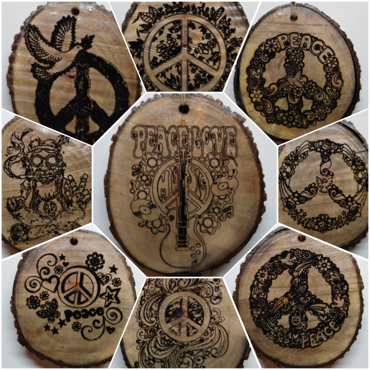 STacklebox's tweet image. I have hand cut and engraved wood Christmas ornaments available. Come to the site and check it out.