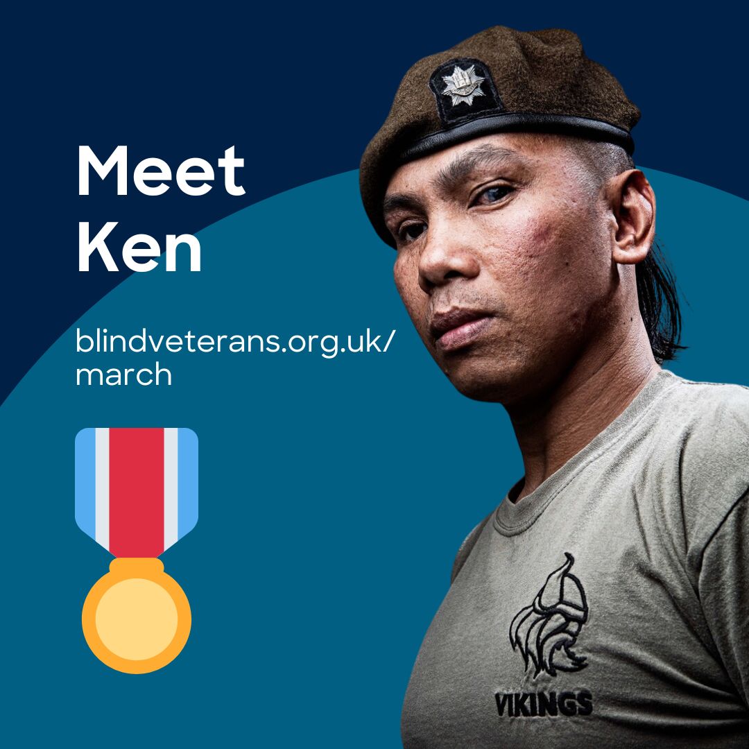 It was in Afghanistan when an improvised explosive device blast stole Ken's sight.

He lost a lot of good men in his battalion and "will be so proud to be there" on #Remembrance Sunday with fellow #blind #veterans to pay his respects.

Read more about Ken: ow.ly/aWW250Lz0vg