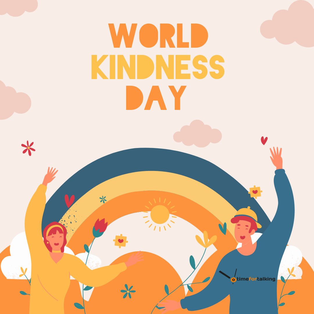 TimeForThriving's tweet photo. Today is World Kindness Day; spread a bit of kindness today and everyday

#worldkindnessday #kindness #timefortalking https://t.co/PQ8LxWXKqo
