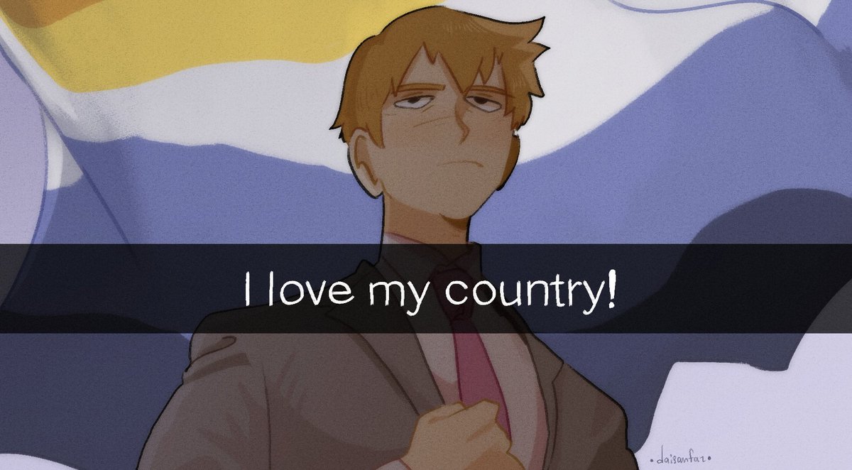 #mp100 

my life goal is to make every existing character aroace