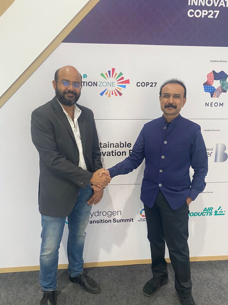 The first #GreenStartupPledge  launched today at #COP27 together with <a href="/ACTgrants/">ACT</a> and the Indian Startup community #racetozero #startups